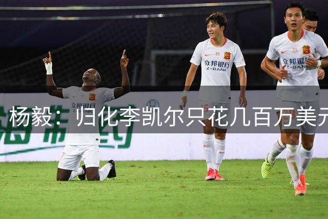 杨毅：归化李凯尔只花几百万美元 恒大足球光转国籍一人就八千万欧